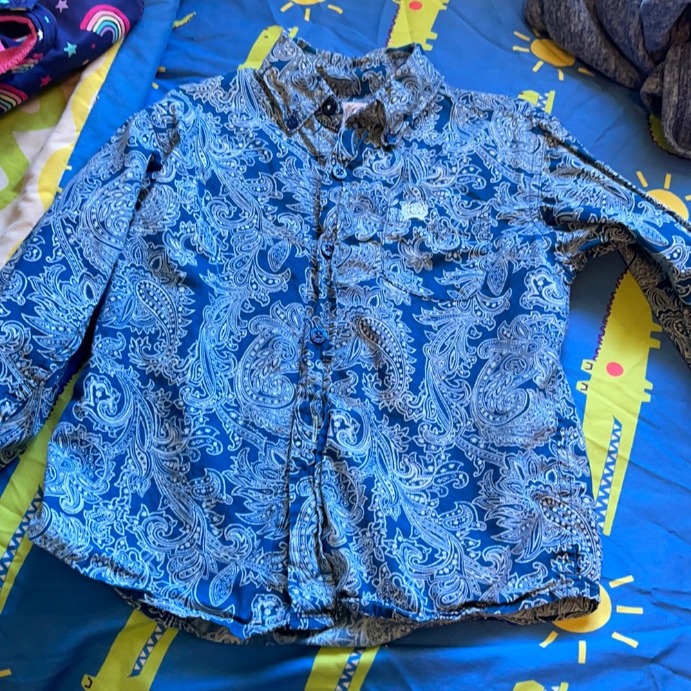 Boy western button up